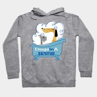 Dogs In A Bathtub Hoodie